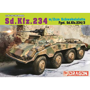 Model Kit vojni 6969 - Sd.Kfz. 234/3 w/2cm Schwebelafette (2cm) (1:35)