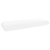 Vidaxl Vzglavnik za spanje Bela 120 x 36 x 13 cm Gel spominska pena