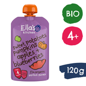 Ellas Kitchen BIO Sladki krompir, buča in jabolko (120 g)
