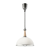 Podesivi luster CHIARA 1xE27/60W/230V srebrna/buk