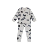 Chicco Pižama siva/bazaltno siva/črna/bela