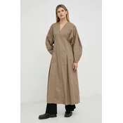 Bombažna obleka By Malene Birger