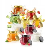 shumee 20x Atena kozarci 225 ml za sveče, marmelado, med, darilo za poroko, stekleni kozarec