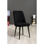 Conceptum Hypnose Set 4 trpezarijske stolice Vega Crni