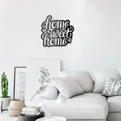 Wallity Zidna dekoracija Home Sweet Home, Crna