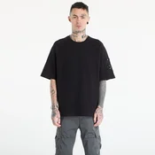 Majice C.P. Company Light Fleece Short Sleeve Sweatshirt Black M