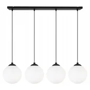 GH VISEČA STROPNA SVETILKA S KROGLO ČRNO LED 15 cm