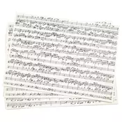 Kreativni papir sa muzickim printom A4  (Papir za scrapbooking)