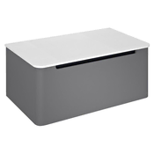 SAPHO KERALA Stenska Umyvadlová Skříňka 80x35,5 cm - Elegantna Črna omarica z BLUM Vodili
