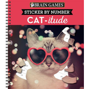 Brain Games - Sticker by Number: Cat-Itude