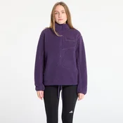 Mikina adidas Terrex Xploric High Pile Fleece Pullover Sweatshirt Aurora Plum/ Semi Flash Aqua S