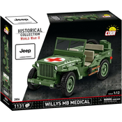 Cobi Willys MB ambulanta 1:12, 1131 kn