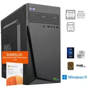 PCPLUS namizni računalnik e-office (i5-10400 8GB 256GB NVMe SSD Win 11 Home + darilo: 1 leto Microsoft 365 Personal)