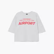 Cropp - Majica z napisom - light grey
