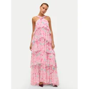 Vero Moda Večerna obleka Felicia 10295237 Roza Slim Fit