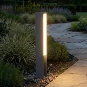 Lucande LED-svetilka za podnožje Teerk, višina 50 cm, antracit, IP65 - Sodobni - antracit, bela - Aluminij