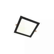 LED ugradna svetiljka GERE LED/18W/230V 4500K crna