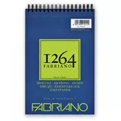FABRIANO Blok 1264 drawing 14,8x21 (A5) 180g 30L spiralni top side 19100645