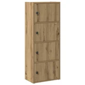 Vidaxl Knjižna omara artisan hrast 40x24x102 cm inženirski les