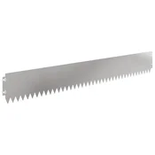 Vidaxl Robovi trave 30 szt. 103 x 15 cm Jeklo Srebrna