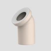 58 102 04 0099: WC priključno koleno SANIT 45° fi: 110, BAHAMABEIGE