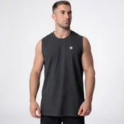 Polleo Mens Strike Performance Training Tank, Grey - S