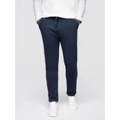 Ombre Mens sweatpants joggers with contrasting stripes - black