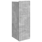 Vidaxl omara za steno Betonsko siva 33 x 34,5 x 94 cm Inženirski les