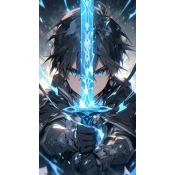 Norimpex - Puzzle Diamantova slika: Kirito 30x40cm - 1 - 39 kosov