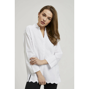 Marisse Womens Shirt L-Ko-4340 White