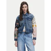 Desigual Jeans jakna Cassid 25SWED59 Modra Regular Fit