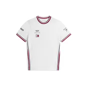 TOMMY HILFIGER Majica Bottas Replica rdeča / črna / bela