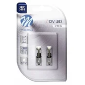 M-Tech T4W LED ŽARNICA 3xSMD5050 BELA CANBUS Ba9s