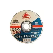 STAYER Rezni disk Metal cutting disc STANDARD T41, ? 125 x 1.6 x 22.23 mm