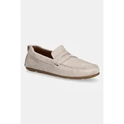 Tommy Hilfiger Mokasini Core Hilfiegr Suede Driver FM0FM05789 Bež
