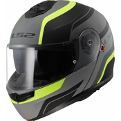 Kaciga na preklop LS2 FF908 Strobe II Monza crno-fluo žuta