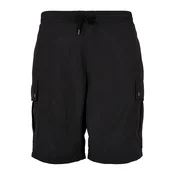 Nylon Cargo Shorts Black