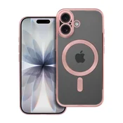 OEM Ohišje za iPhone 17 Electro Mag Cover, združljivo z MagSafe, zlato-roza