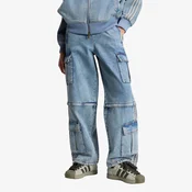 Hlače adidas Mid Rise 2-in-1 Denim Pant Worn Blue Denim L