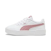 PUMA Carina 3.0 Sneakers Kids, Shoes, White/Dusky Rosewood, 28.5