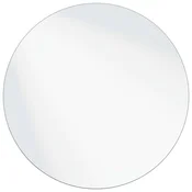 Vidaxl Stensko ogledalo Okrogla O 40 cm kaljeno steklo