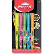 Maped osvetljevalci Fluo Peps 5pcs