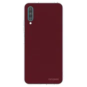 Silikonski prozorni ovitek za Samsung Galaxy A30s A307F - Burgundy red