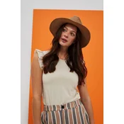 WOMENS T-SHIRT L-TS-4028 L.Beige