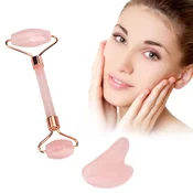 Dardanar Jade Roller Gua Sha Scraping Massage Tool Set Facial Massager Skin Care Beauty Tool, (21156926)
