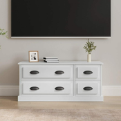 TV ormaric sjajni bijeli 100x35,5x45 cm od konstruiranog drva