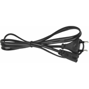 VALUE VALUE napajalni kabel Euro ploščati vtič do C7\, 2-polni\, črn\, 3 m Value 19.99.2092 tok napajalni kabel  črna 3.00 m, (20414948)