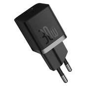 Baseus - stenski polnilec (CCGN070401) - GaN - Type-C - hitro polnjenje - 30 W - črn