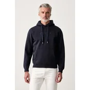 Guess pulover s kapuco moški z bombažem