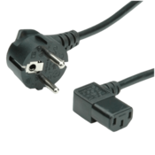 LINKOM Kabl za napajanje ugaoni 1.5m (Crni)
